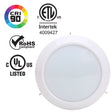 Energy-efficient LED light disc with low energy consumption and high lumen output