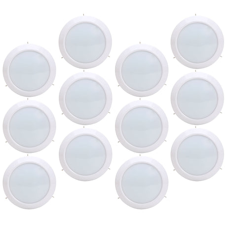 75-Watt Equivalent Universal 6in. 1000 Lumens LED Downlight Light Replacement Disc, Retrofit E26 Adapter Included