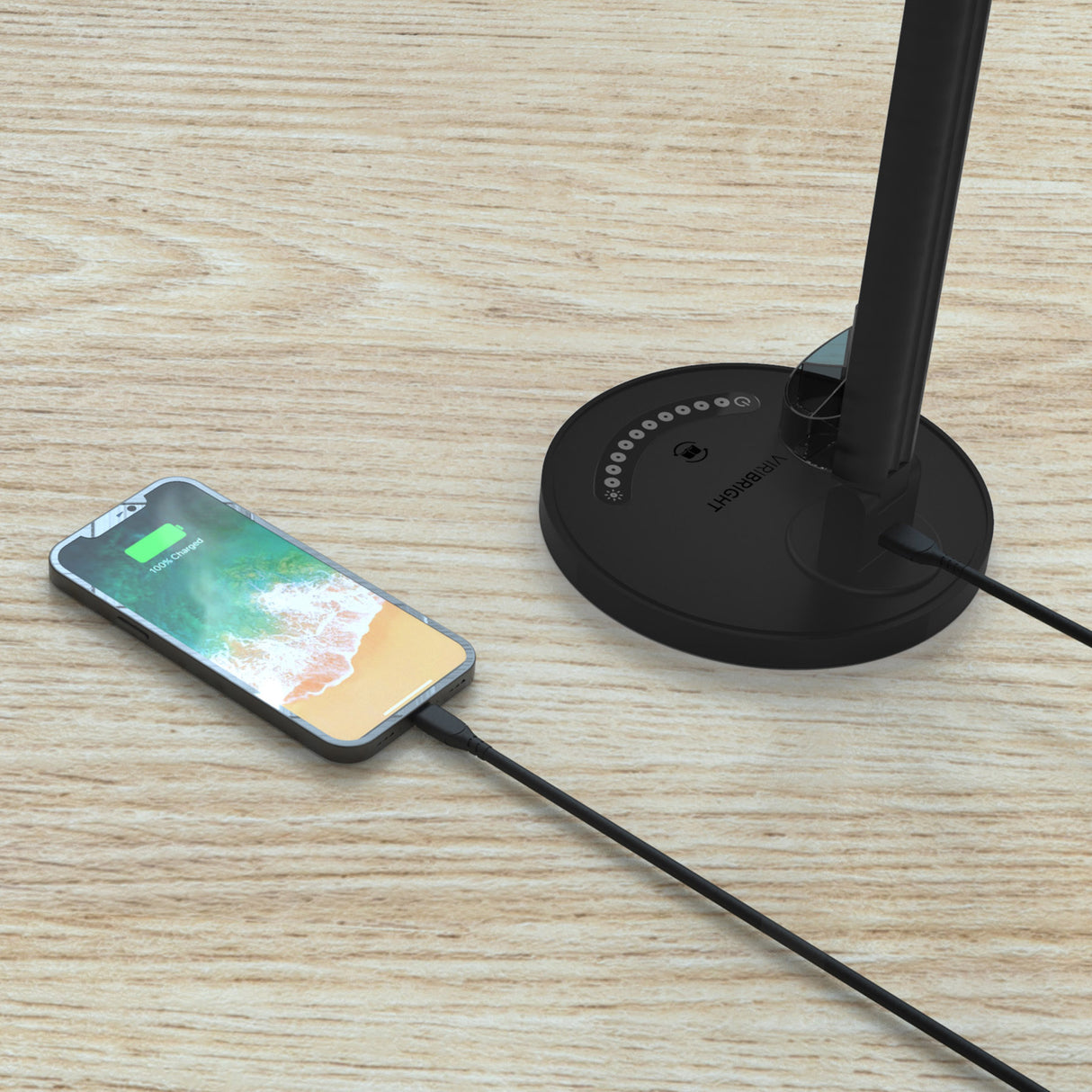 Viribright LED Desk Lamp Floor & Desk Bundle